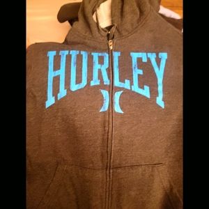 Hurley zip up hoodie